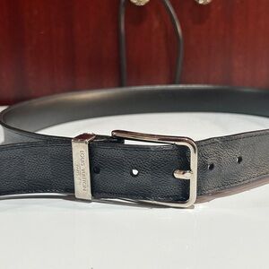 LOUIS VUITTON Ceinture Pont Neuf belt M9402 Damier graphite Black Used mens LV
